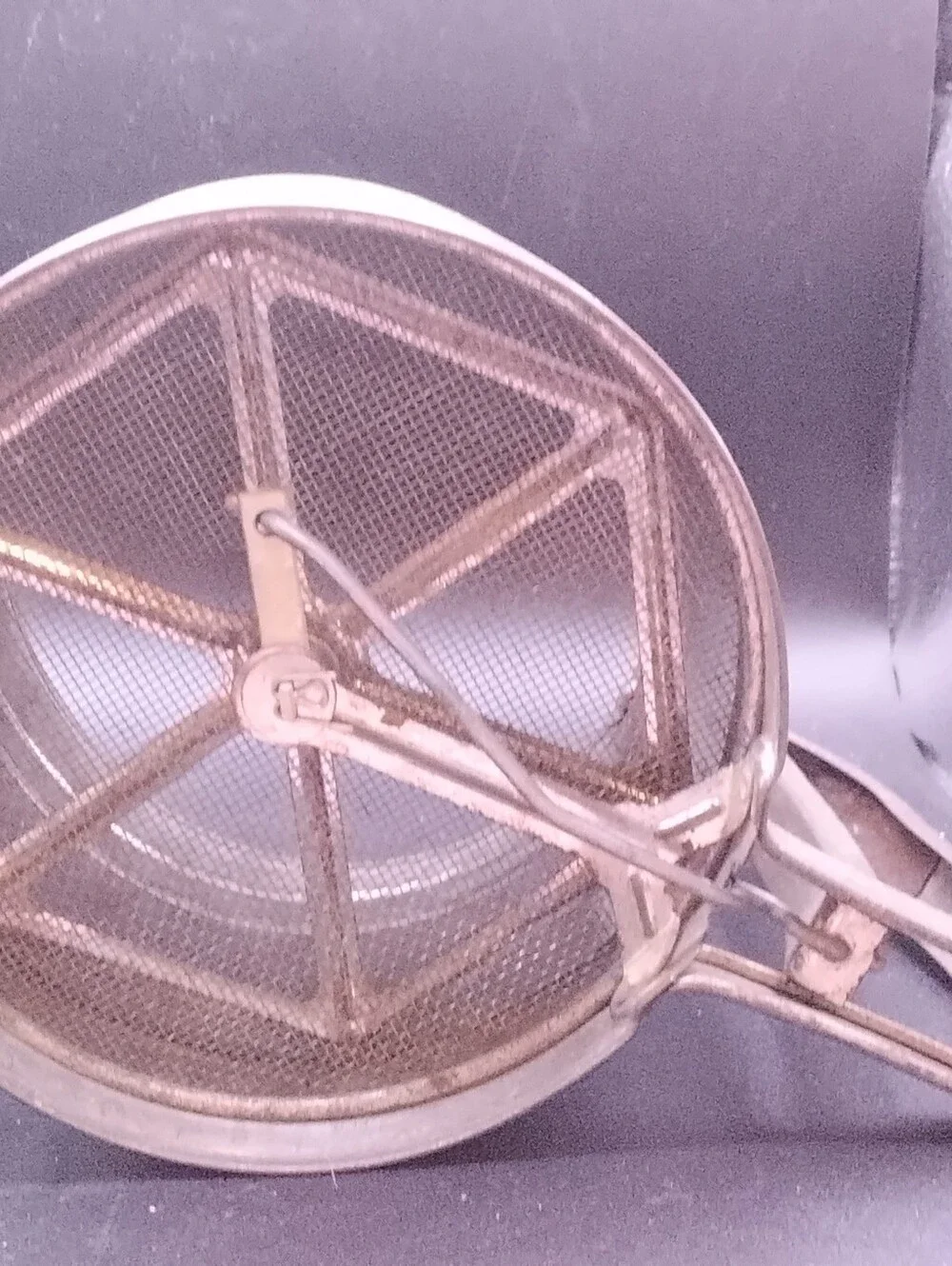 Vintage Sifter Works But Great For Decor Primitive Farmhouse